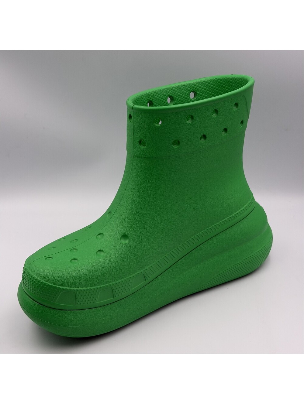 Crocs Classic Crush Boot Men's M5 / Women's W7 Bright Green Waterproof Slip-On - Picture 6 of 8